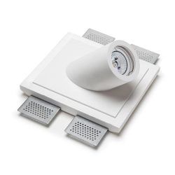 plafoniera da incasso in cristaly per controsoffitto o a muro 4186 forme collection belfiore 9010